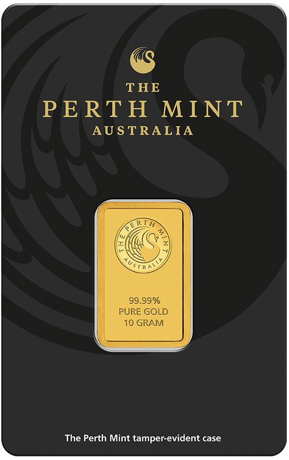 10 g Perth Mint Goldbarren 